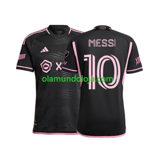 Camisola Inter Miami Lionel Messi 10 Homem Equipamento Segundo 2023 Manga Curta